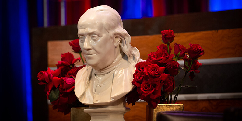 bust of Benjamin Franklin