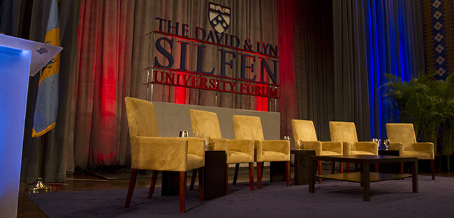 empty chairs on the sllfen forum stage